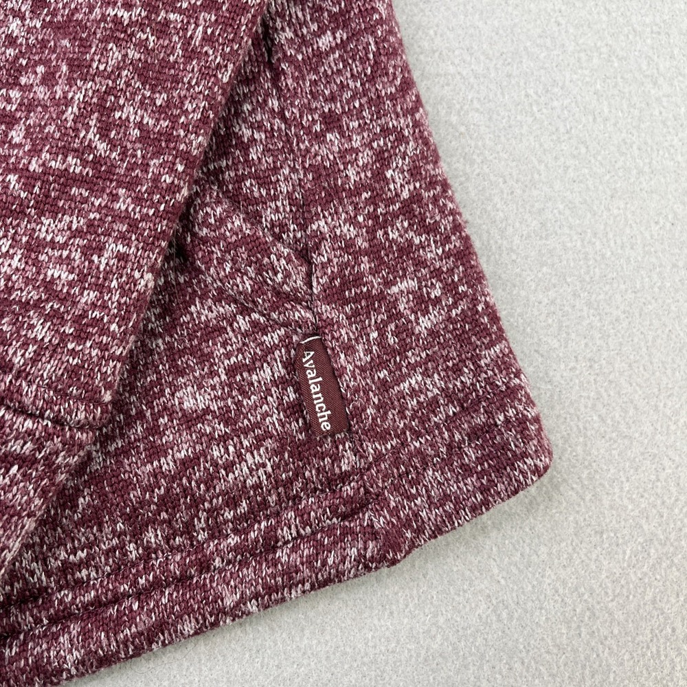 Avalanche Women's Knit 1/4 Zip Sweater Mock Neck Warm Pockets Size Large - Picture 2 of 16